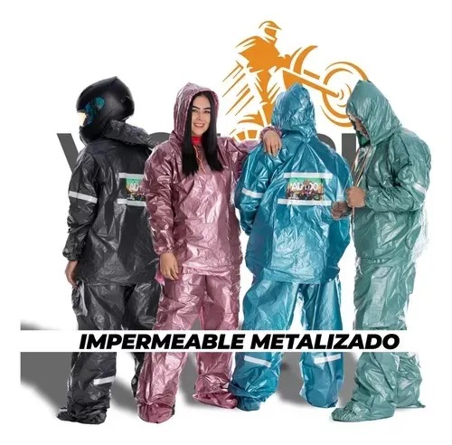 Impermeable Metalizado Moto 2.0